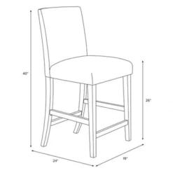 Hendrix Patterned Counter Height Barstool - Skyline Furniture 18 Hendrix Patterned Counter Height Barstool - Skyline Furniture -Dine Furniture GUEST 502e98e9 d371 4be1 ac02 195efdc5d03b