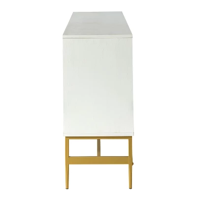 Rudy 65'' Wide Modern Buffet Cabinet Sideboard With Metal Legs| KARAT HOME 9 Rudy 65'' Wide Modern Buffet Cabinet Sideboard With Metal Legs| KARAT HOME - Image 7