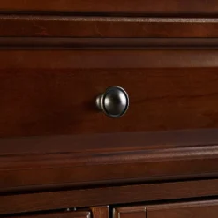 Alexandria Wood Top Full Size Kitchen Island/Cart Mahogany - Crosley -Dine Furniture GUEST 5078943f 028d 43c8 99e5 c054882c3cdc