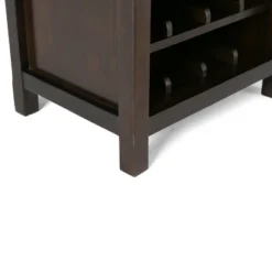 Franklin High Storage Wine Rack Cabinet - WyndenHall -Dine Furniture GUEST 51468ea2 bb76 471e 8261 7cd81377df97
