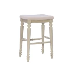 Marino Backless Barstool Wood - Linon -Dine Furniture GUEST 5250ff28 dc8f 4163 aeaa c47471b5b597