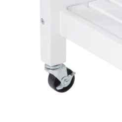 Sage Open Storage Wood Kitchen Cart White - CorLiving -Dine Furniture GUEST 52948757 925f 4b53 8b9e 60f11b873c49