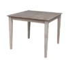 Solid Wood 36" X 36" Dining Table Weathered Gray - International Concepts 2 Solid Wood 36" X 36" Dining Table Weathered Gray - International Concepts -Dine Furniture GUEST 5593a492 e296 40ae b345 873d8ee6a35c