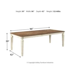 Realyn Rectangular Extendable Dining Table Chipped White - Signature Design By Ashley 15 Realyn Rectangular Extendable Dining Table Chipped White - Signature Design By Ashley -Dine Furniture GUEST 56907ce5 1e3d 4035 9e2f ad4996b8208d