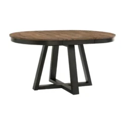 Harper Dining Table Brushed Brown/Pecan - Intercon