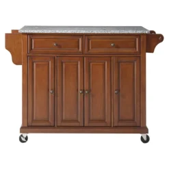 Solid Granite Top Kitchen Cart/Island - Crosley