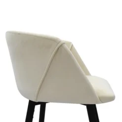 24" Chole Armrest Upholstered 360° Swivel Counter Height Stool Combine With Black And Gold Legs (Set Of 2)-The Pop Maison -Dine Furniture GUEST 582eb173 4029 4b9e 8a32 3a9306ceb69b