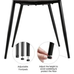 Yaheetech Set Of 2 Dining Kitchen Chairs With Backrest For Kitchen, Gray -Dine Furniture GUEST 585f2570 165e 4162 8e1d 05e5fe152ac3