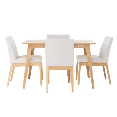 5pc Kwame 50" Dining Set - Christopher Knight Home 7 5pc Kwame 50" Dining Set - Christopher Knight Home - Image 5