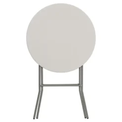 Emma And Oliver 2.63-Foot Round Granite White Plastic Bar Height Folding Event Table 10 Emma And Oliver 2.63-Foot Round Granite White Plastic Bar Height Folding Event Table -Dine Furniture GUEST 588c4374 f0bd 4047 93e4 319594de7012
