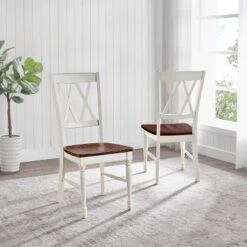 4pc Shelby Dining Set Distressed White - Crosley 37 4pc Shelby Dining Set Distressed White - Crosley -Dine Furniture GUEST 59090f5c 168c 4c2c 912f edab20206d9b