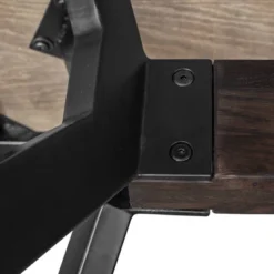 Nevada Trestle Base Dining Table Rustic Oak - Armen Living 14 Nevada Trestle Base Dining Table Rustic Oak - Armen Living -Dine Furniture GUEST 5990a4c2 931c 47d4 959d 38c4c217682d