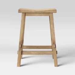 Halifax Farmhouse Wood Counter Height Barstool - Threshold™ -Dine Furniture GUEST 5a0c1d55 09cd 4cb0 bf89 3817cf928574