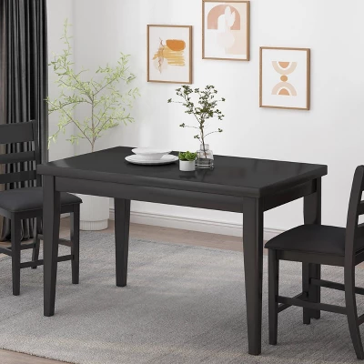 Benner Farmhouse Counter Height Wood Dining Table Black - Christopher Knight Home 3 Benner Farmhouse Counter Height Wood Dining Table Black - Christopher Knight Home