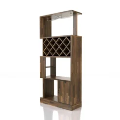 Wellster Wine Cabinet For 11 Wine Bottles And Stemware Rack - MiBasics -Dine Furniture GUEST 5a18b617 5066 4824 a5e0 f56dfa1c44dd