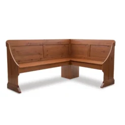 Midwest Pine Breakfast Nook Dining Sets Natural - Linon -Dine Furniture GUEST 5a1a3d9a 35ee 4bef ba5b 1c9b0b0fc769