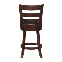 Shapel Faux Leather Swivel Counter Stool In Dark Cherry - Lexicon -Dine Furniture GUEST 5a522d2a 0f60 4340 ab81 5c26d4543907