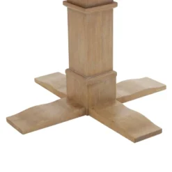 5pc Joanna Round Dining Set With 4 Upholstered Back Chairs Rustic Brown - Crosley -Dine Furniture GUEST 5ada28b1 1045 4cca a40a 7eb15a91aa6d