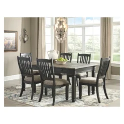 Tyler Creek Rectangular Dining Room Table Brown/Black - Signature Design By Ashley -Dine Furniture GUEST 5e3c77b1 e04b 4e96 b0cf 6a34d760f743