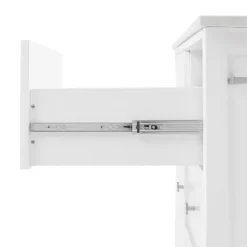 Soren Stone Top Kitchen Island/Cart White - Crosley -Dine Furniture GUEST 5eaebeee baeb 4941 a896 e89eb32d789e