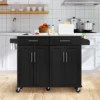 Yaheetech Large Kitchen Cart Kitchen Island On Wheels With Stainless Steel Countertop -Dine Furniture GUEST 5fbebb27 318f 43d6 b8f4 8451e46bdb24