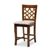 5pc Nisa Wood Pub Dining Set Walnut/Brown - Baxton Studio -Dine Furniture GUEST 600c14e1 c12e 46a7 a150 2e63ce838eda