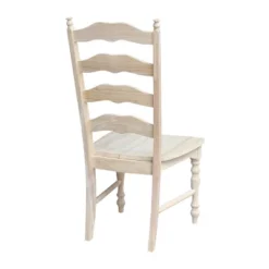 Set Of 2 Maine Ladderback Chair Unfinished - International Concepts -Dine Furniture GUEST 6141739f 1984 488b 99af d0059ce90e64