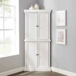 Shoreline Tall Corner Pantry White - Crosley -Dine Furniture GUEST 64bec7bf 290e 4a91 8303 df98771eb67c