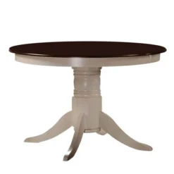 45" Dylan Dining Table Buttermilk/Oak - Acme Furniture