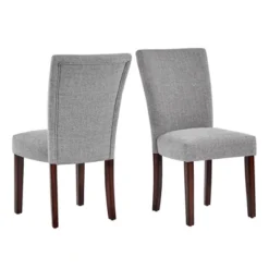 Set Of 2 Quinby Upholstered Parson Dining Chairs - Inspire Q 15 Set Of 2 Quinby Upholstered Parson Dining Chairs - Inspire Q -Dine Furniture GUEST 6570300e 507e 4b19 b34d 3b41300e7f95