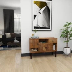 Modern Mango Wood Buffet Brown - Olivia & May 34 Modern Mango Wood Buffet Brown - Olivia & May -Dine Furniture GUEST 661cf3b1 c9f4 4cbc 9477 90cc19922df5