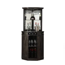 Corner Bar With Wine Rack - Home Source 15 Corner Bar With Wine Rack - Home Source -Dine Furniture GUEST 6705cdf9 e2a8 42a4 93b9 8d0e5187b2b0