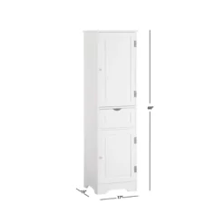 Brighton Kitchen Storage Pantry Cabinet White - Buylateral -Dine Furniture GUEST 6753431d f7d8 4287 b52e c5dc4dbee049