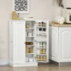 HOMCOM 41" Kitchen Pantry, 2-Door Kitchen Cabinet With 5-tier Storage Shelving, 12 Spice Racks And Adjustable Shelves For Dining Room -Dine Furniture GUEST 675b8540 3139 4090 9438 ff64064149ed