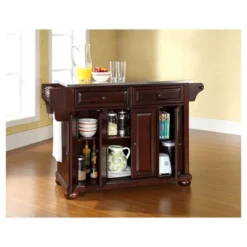 Alexandria Stainless Steel Top Kitchen Island - Crosley 13 Alexandria Stainless Steel Top Kitchen Island - Crosley -Dine Furniture GUEST 6778613e 8a42 454b b048 59cc725af82c