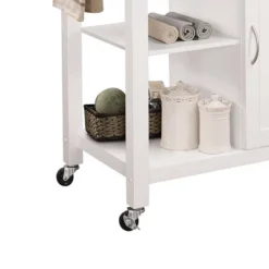 Ottawa Kitchen Cart Black/White - Acme Furniture -Dine Furniture GUEST 6964ff3a 30a1 42f7 969c d0c0f368c454