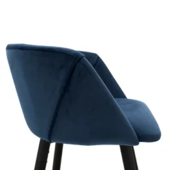 24" Chole Armrest Upholstered 360° Swivel Counter Height Stool Combine With Black And Gold Legs (Set Of 2)-The Pop Maison -Dine Furniture GUEST 6a650e45 9ca1 4c76 aba7 0630f1f7d06f