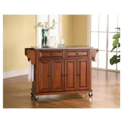 Solid Granite Top Kitchen Cart/Island - Crosley -Dine Furniture GUEST 6c0a15e4 d680 4e03 892c 5f8c58eaa51a