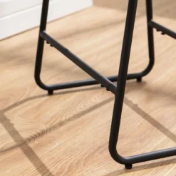 Set Of 2 Easton Saddle Counter Height Barstools Brown/Black - Acessentials -Dine Furniture GUEST 6d104865 6e9b 463f 9dae 47138742d4db