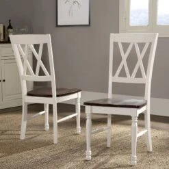 4pc Shelby Dining Set Distressed White - Crosley 35 4pc Shelby Dining Set Distressed White - Crosley -Dine Furniture GUEST 6d26efec 5693 48ef a592 f86673456f3a