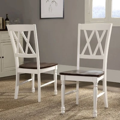 4pc Shelby Dining Set Distressed White - Crosley 16 4pc Shelby Dining Set Distressed White - Crosley - Image 14