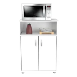 4 Shelves Kitchen Storage Cabinet White - Inval -Dine Furniture GUEST 6ddeea01 f0da 4cdc a5f0 fb9425472a57