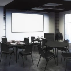 Kee Round Breakroom Table With Folding Legs - Regency -Dine Furniture GUEST 6de0ac82 a334 4ff0 adad 82ed76ef9e37