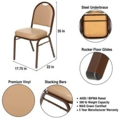 2pk Premium Vinyl Upholstered Stack Chair - Hampden Furnishings -Dine Furniture GUEST 6e0c7eb5 a2b9 422b 925c 2f59acdc227c