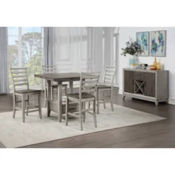 Abacus Drop Leaf Counter Table Alabaster/Honey - Steve Silver Co. 15 Abacus Drop Leaf Counter Table Alabaster/Honey - Steve Silver Co. -Dine Furniture GUEST 6e39433c 488c 4c84 9b9c 7a5e7735ab95