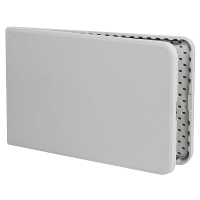 Flash Furniture 8' Bi-Fold Granite White Plastic Event/Training Folding Table Set With 10 Folding Chairs 5 Flash Furniture 8' Bi-Fold Granite White Plastic Event/Training Folding Table Set With 10 Folding Chairs - Image 3