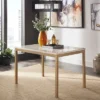 Devoe Faux Marble Top And Metal Base Dining Table White/Gold - Inspire Q -Dine Furniture GUEST 6f3201bf fcce 4602 aa5e b6144c769e49