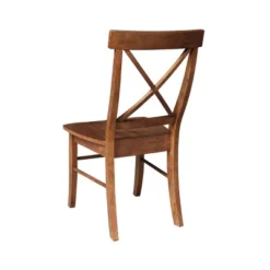 Set Of 2 X Back Chairs With Solid Wood Seat Distressed Oak - International Concepts 12 Set Of 2 X Back Chairs With Solid Wood Seat Distressed Oak - International Concepts -Dine Furniture GUEST 7023a2ca 4641 4204 9fae 33700963c464