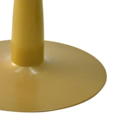 Harris+Flavia 5-Piece Round-Shaped Artificial Marble Dining Table Set With 4 Velvet Upholstered Chairs Gold Legs -The Pop Maison -Dine Furniture GUEST 709396ad 1d29 45b7 bb70 d8cb1a330910