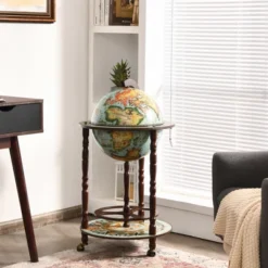 Costway 17'' Globe Wine Kitchen Stand 16th Century Italian Map Liquor Bottle Shelf Cart 13 Costway 17'' Globe Wine Kitchen Stand 16th Century Italian Map Liquor Bottle Shelf Cart -Dine Furniture GUEST 72c58c5e ac18 4aae b83a 21534bad086c